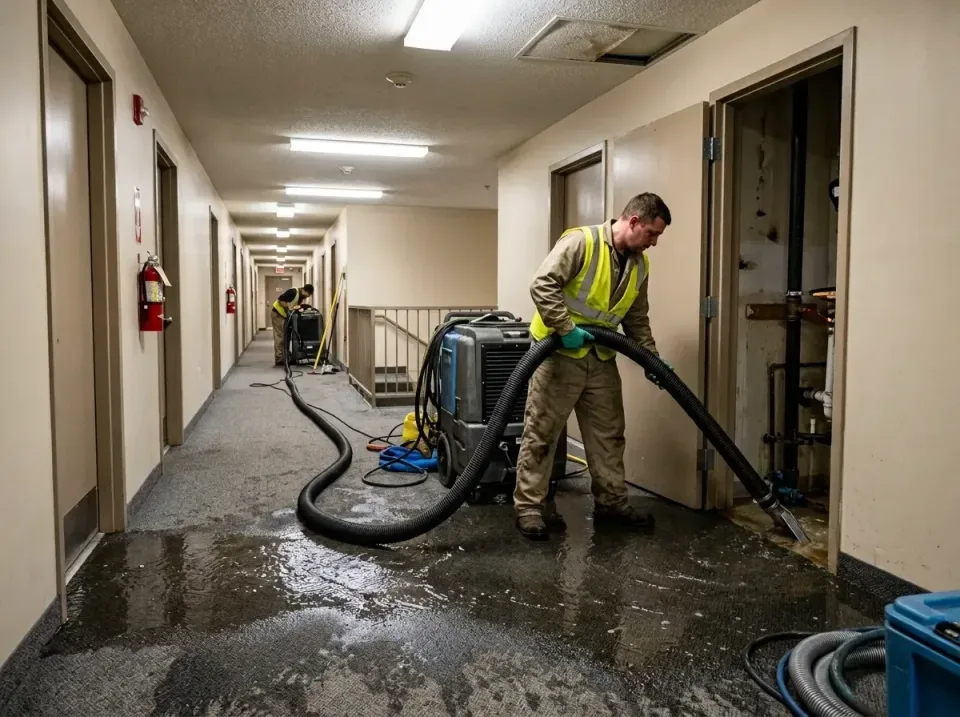 multi-unit-apartment-hallway-f-005 — frequently asked questions, Emergency Burst Pipe Water Extraction & Removal in Chattaho…
